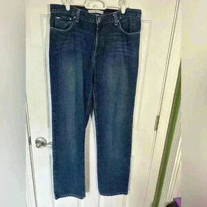 Vintage Tommy Hilfiger Boyfriend Dark Wash Denim Jean. Size 10 Long.